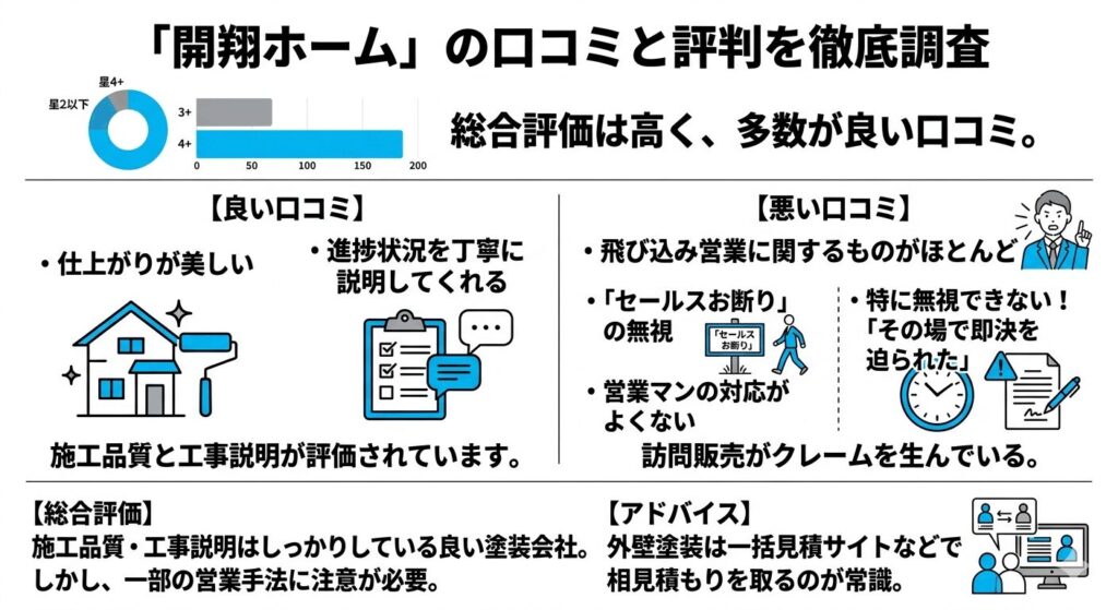 開翔ホームの口コミと評判を徹底解説
