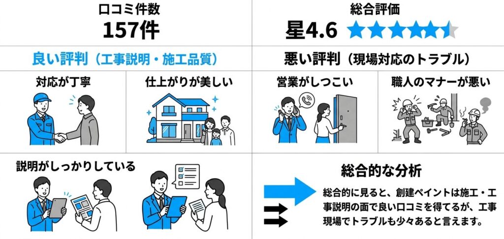 創建ペイントの口コミと評判