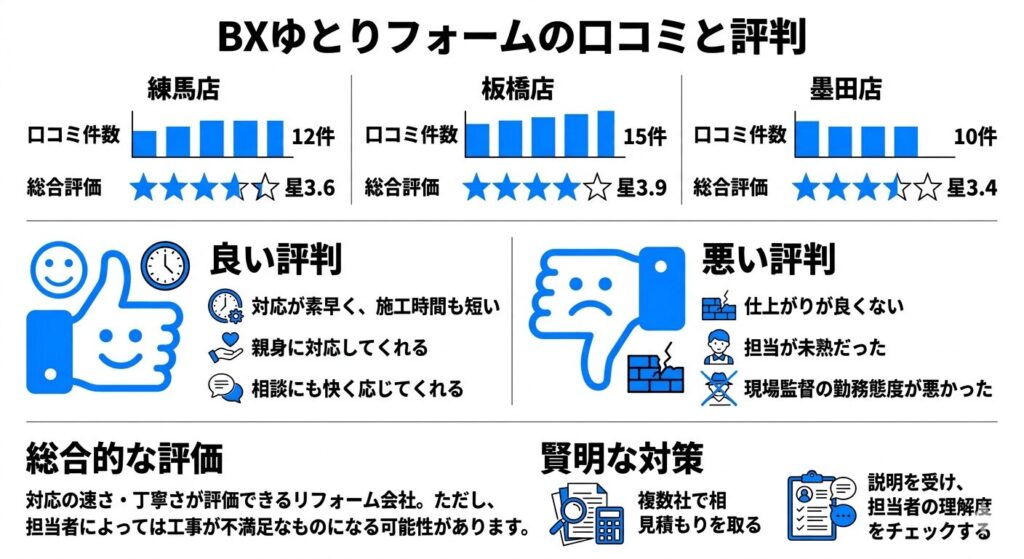 BXゆとりフォームの口コミと評判