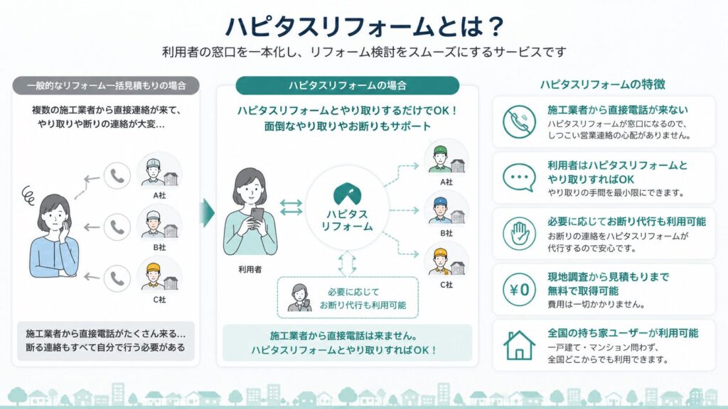 ハピタスリフォームとは