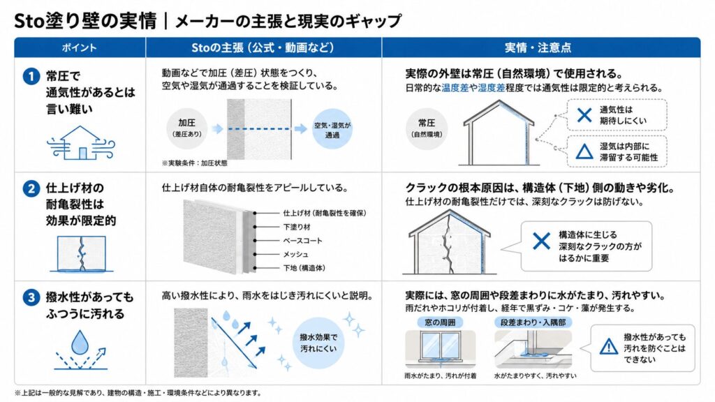 Sto塗り壁の実情